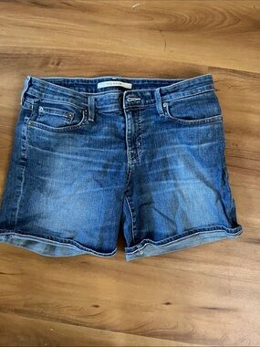 Big Star Women's Denim Shorts in Medium Blue Wash